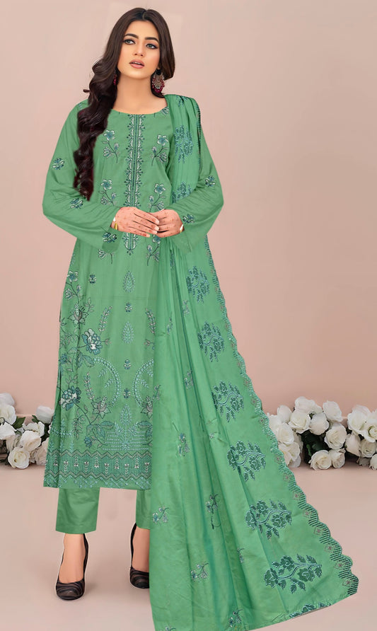 PREMIUM LAWN SHAMRY LUXURY EMBROIDERY LADIES CLOTHING ONLINE